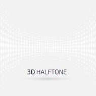 Abstract perspective background with halftone