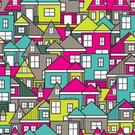 House seamless pattern