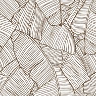 Vector illustration leaves of palm tree Seamless pattern N2