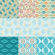 Seamless retro patterns N6