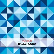 vector blue triangle background