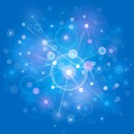 Computer network vector background
