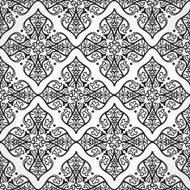 Vector seamless pattern in Victorian style N12