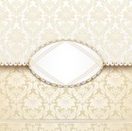 Elegant antique-style invitation