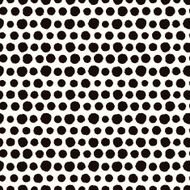 Seamless pattern with painted polka dot texture N2