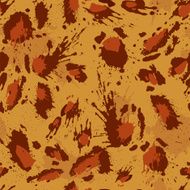 Seamless background with blots ink splashes - animal fur pattern