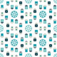 Seamless pattern with gift boxes N5