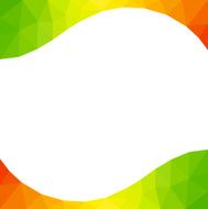 Abstract triangle geometric template background design