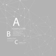 Abstract background triangular grid Vector illustration
