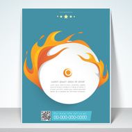Professional business flyer template or corporate banner design