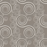 Interlocking spirals repeat tile pattern