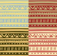 Seamless primitive ethnic pattern
