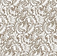 Ornate Abstract Baroque Pattern (Seamless)