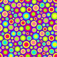 Seamless festive background from circles Vector Illustration N2