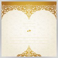 Vintage greeting cards with floral motifs in Victorian style