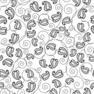 Seamless foliage background Repeat many times Vector illustration