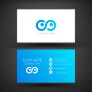 Modern business card template N24