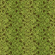 Seamless Leafy Pattern