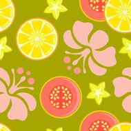 Seamless tropical wallpaper