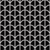 monochrome half circle pattern