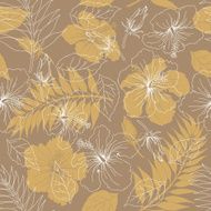 floral wallpaper N105