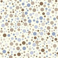 Abstract geometric polka dot seamless pattern