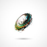 abstract color check pattern icon