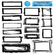 grunge shapes for design