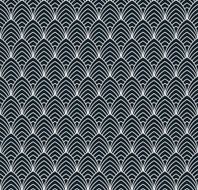 monochrome pattern of overlapping arches