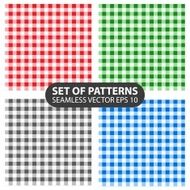 set of 4 vector abstract seamless patterns
