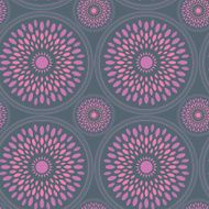 Contemporary Seamless Floral Wallpaper Pattern
