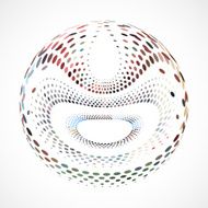 abstract color dots icon for design N5