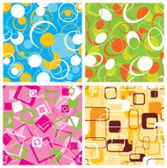 Retro pattern seamless N2