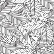 leaf pattern seamless Eps 10