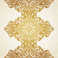 Vector seamless border in Victorian style N15