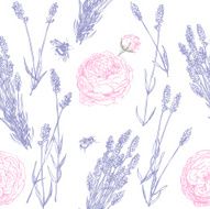 Lavender and Rose Pattern