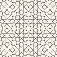 Abstract seamless geometric islamic wallpaper pattern N4
