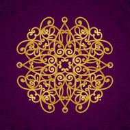 Vector ornate pattern in Victorian style