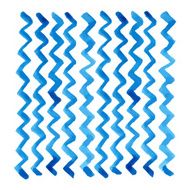 Watercolor blue striped pattern