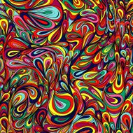 Colorful striped and leaf background