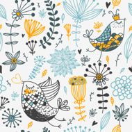 Birds And Flowers N6
