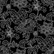 Black and white wallpaper pattern N57