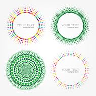Vector dots frame
