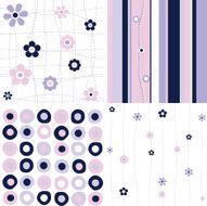 Four seamless patterns N5