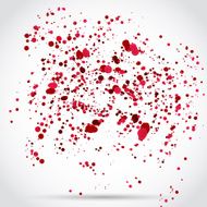 watercolor paint splash vector background