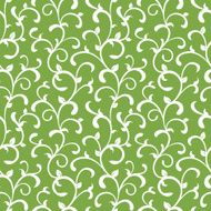 Organic Curly Seamless Vine Pattern