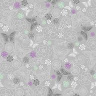 Butterflies Seamless Repeat Pattern Vector