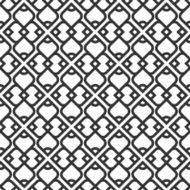 Ornamental seamless pattern in Arabic style