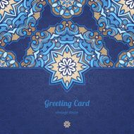 Vector seamless border in Eastern style N25