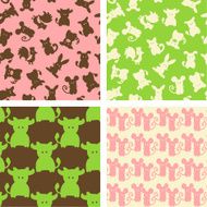 Farm animals seamless